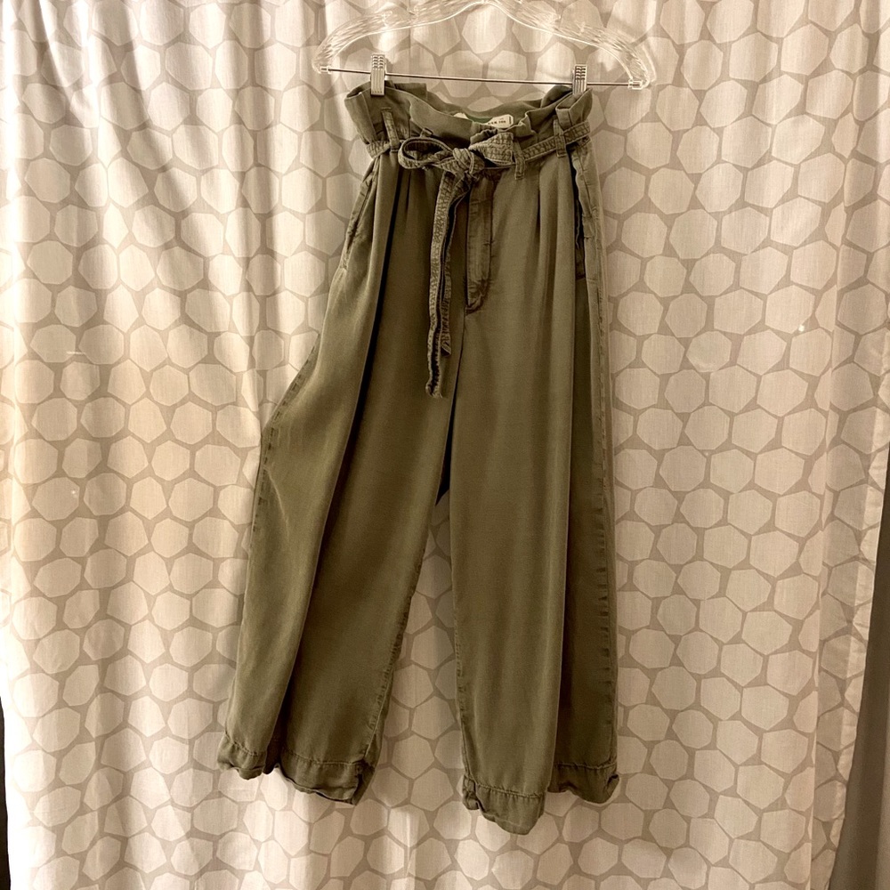 Anthropologie Blythe paperbag pants